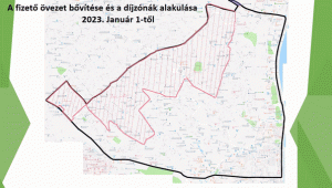 Changes in the payment zones in District II (Effective: January 1, 2023)